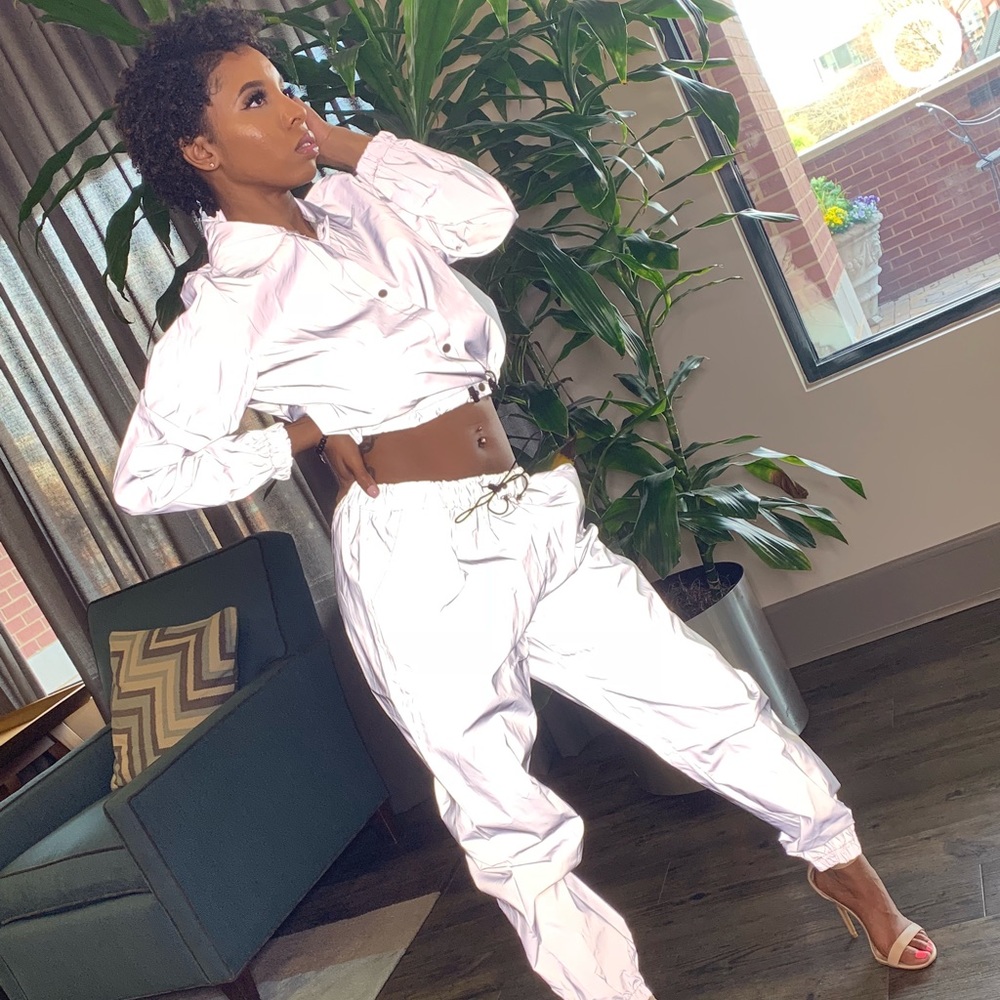 Reflective pant set